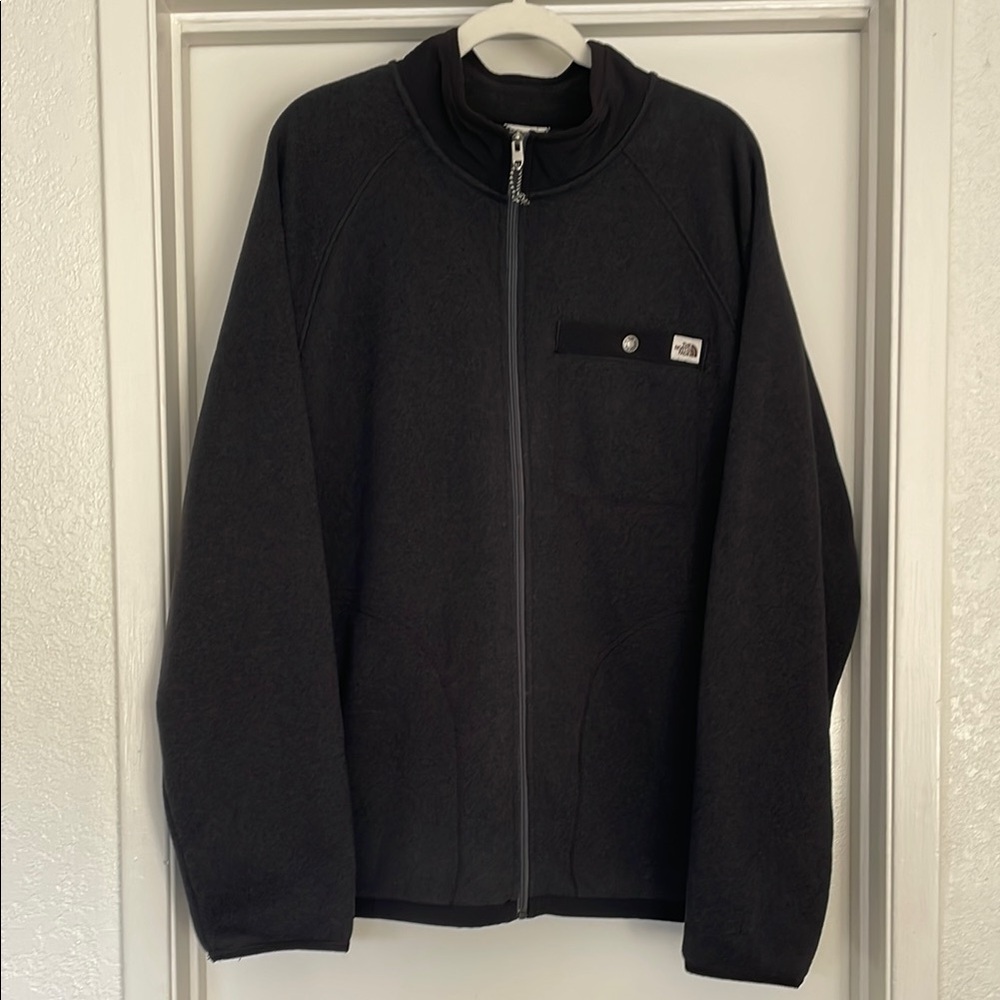 The North Face Black Full-Zip Fleece Pullover Men’s XL